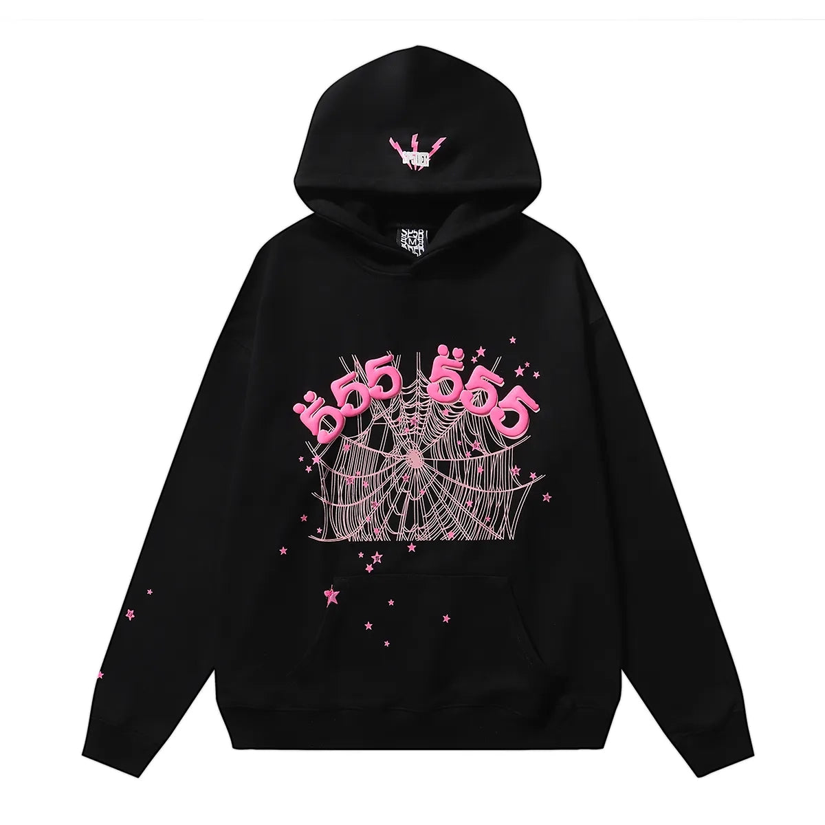 Pink Spider 555 hoodie