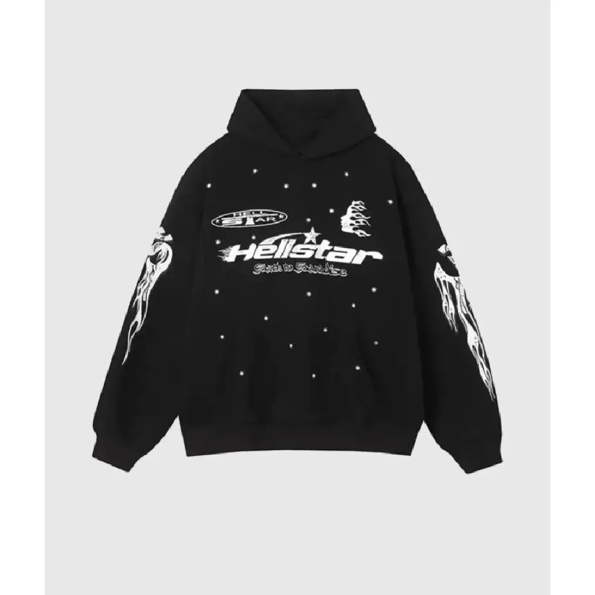 Hellstar Studios Records hoodie black dropsbynk