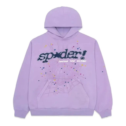 Sp5der Acai Hoodie Purple Elite Fits