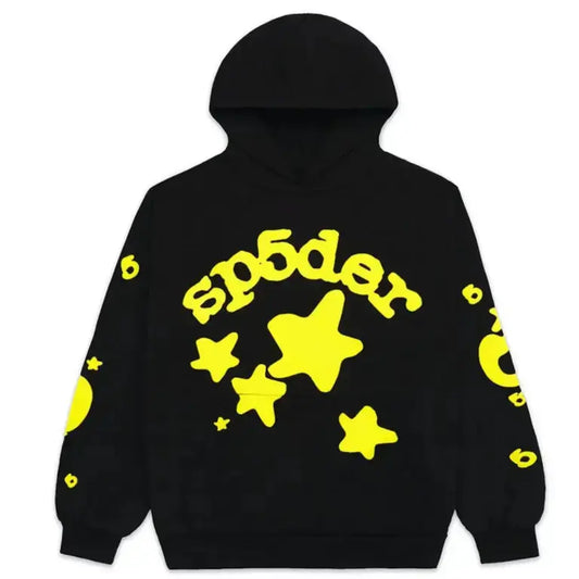 yellow Spider Hoodie elite fits