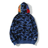 BAPE COLOR CAMO SHARK ZIP HOODIE NAVY