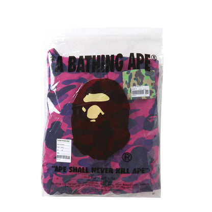 BAPE Color Camo Shark Zip Hoodie Purple elite fits